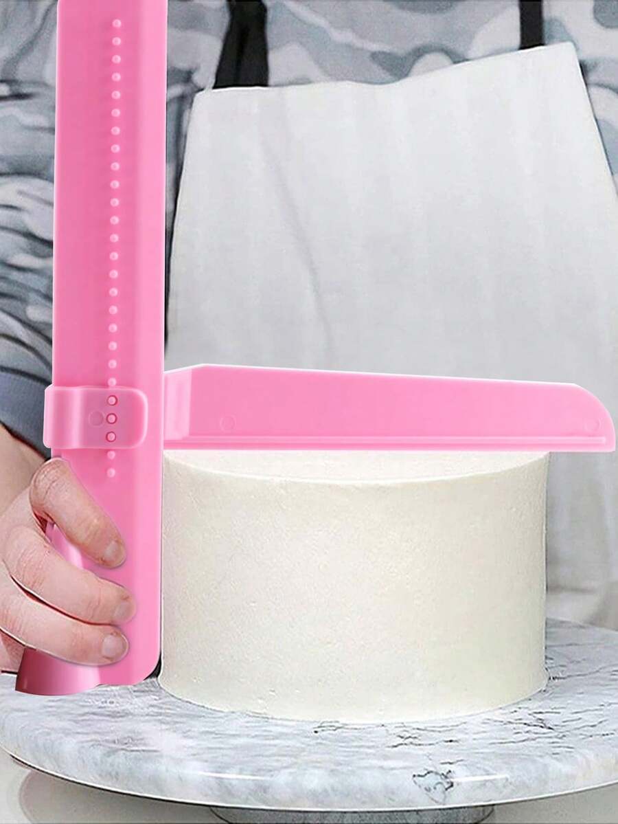 1入組DIY可調節蛋糕刮刀軟糖奶油邊工具烘焙用品廚房烘焙配件