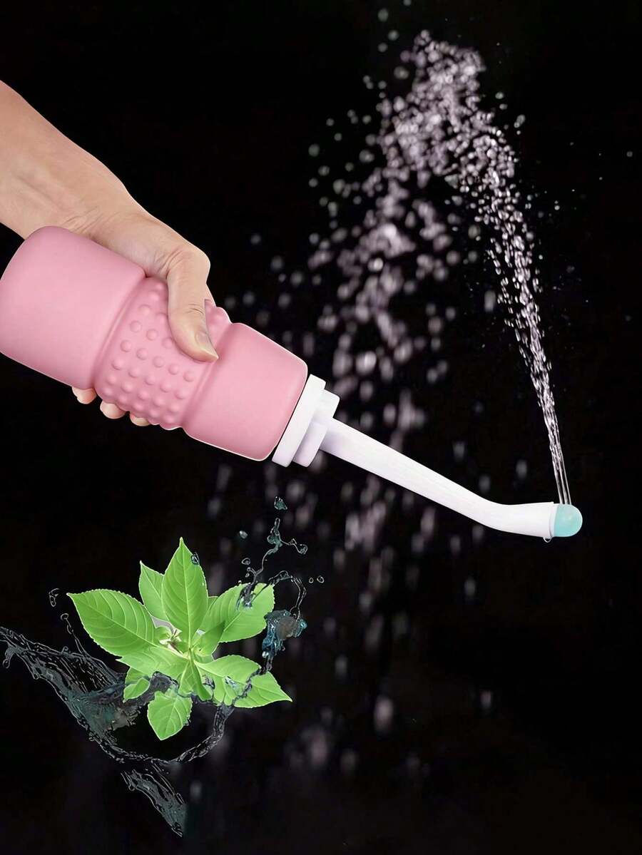 500ml Capacity Mini Handheld Bidet Sprayer, Portable Travel Bidet Sprayer, Hygiene Care Bidet Sprayer - Multicolor - View 1