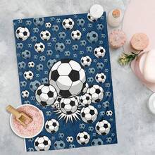 2/4/48pcs 2026 World Cup Football Pattern Print Kitchen Towels - Super Soft, Highly Absorbent Polyester Dish Towels & Hand Towels, Ideal For Holiday, Kitchen, Party Decor - Multicolor - View 7