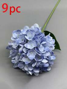 18/9pcs Artificial Hydrangea Bouquet - Realistic Silk Hydrangeas, Perfect For DIY Wedding Bouquets, Bridesmaid Decor, Home And Office Decoration (Living Room, Kitchen, Garden, Hotel), Mother's Day, Birthday And Valentine's Day Gift Ideas, Room Arrangement, Home Beautification, Spring Decor, Bedroom Accents, Wedding Venue Decor, Garden Landscaping, Outdoor Corridor Decor, And Mother's Day Gifts For Female Elders - Haze Purple - View 14