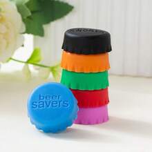 12 pezzi Tappi in silicone riutilizzabili universali (colori casuali), per preservare la freschezza, adatti per sigillare e conservare bottiglie di birra, bibite e vino. I tappi per la freschezza sono disponibili nei colori arancione/rosso/blu, adatti per la conservazione in cucina/accessori da cucina/matrimonio/articoli essenziali per le vacanze/articoli essenziali da viaggio/forniture per addio al nubilato/borracce/giocattoli morbidi - Multicolore - Visualizzare 7