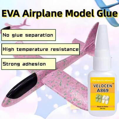 Keo dán xốp EVA, độ bền cao, khô nhanh, bền chắc, trong suốt, không mùi, chịu nhiệt và chống nước.