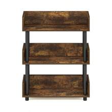 Garage Integrated Storage Racks - Amber Pine/Black - View 6