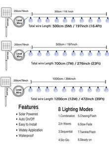 [Solar LED String Lights] 5M/7M/12M Solar LED String Lights With 20 LED Beads, Bubble Ball Fairy Lights For Outdoor Garden And Patio Decor, Powered By Nickel Solar Cells - Bubble - View 4
