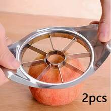 1pc/2pcs Reusable Stainless Steel Fruit Slicer, Pitter, Fruit Divider, Fruit Cutter, Divider And Pitter, Fruit Slicer, Fruit Cutter, Kitchen Gadget, Kitchen Supplies, Dorm Essential - Multicolor - View 13