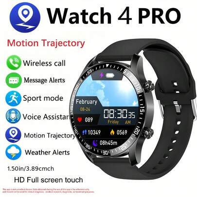 ERUN Questo smartwatch di ultima generazione del 2026 presenta chiamate senza fili, oltre 10 modalità sportive, un display HD ultra sottile, una batteria da 180mAh, notifiche dei messaggi, un assistente vocale, promemoria di sedentarietà e idratazione e un timer. Un accessorio elegante progettato per fitness, lavoro e tempo libero, è il regalo perfetto per uomini e donne. Combina un fitness tracker, un orologio di stile e un timer durevole in un unico dispositivo.