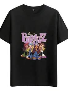 Camiseta Muscle Freaks y Estilo Imagen de Muñecas Bratz - Negro - Ver 6