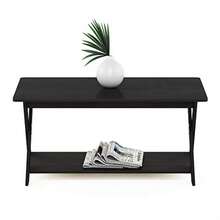 Mesa de café Moderna y Cruzada de Furinno Moderna Espresso - como en la foto - Ver 5