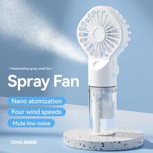 OBOVAY Portable Handheld USB Rechargeable Mist Fan, 800mAh, For Outdoor Travel & Makeup - Handheld - View 11
