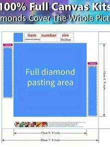 1 Digital Diamond Painting. Love And The Sea - round diamond - View 3