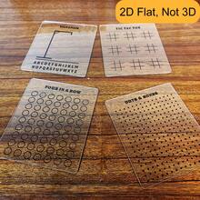 4pcs Reusable Travel Board Game Set, Detachable Travel Games, Car Games, Reusable Games, Travel Games With Letter Scoring, Tic Tac Toe - Portable Game Board 10x12cm Suitable For Travel, Classroom, Home Education, Party - Erasable Surface - Multicolor - View 5