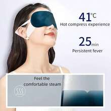 10pcs Self-Heating Steam Heating Eye Masks, Soft Comfortable Light-Blocking Blackout Sleep Eye Patches, Disposable Warm Thermal Compress Heat-Activated Eye Pads, Gentle Fragrance-Free Eye Care Supplies Effectively Relieving Eye Fatigue, Dry Eyes, Eye Strain, Eye Discomfort And Eye Puffiness, Helping Enhance Eye Relaxation And Support Restful Sleep, Portable Disposable Spa Eye Care Set For Women, Ideal Daily Eye Care Accessory For Office Workers, Students, Business People, Travelers, Home Rest And Daily Eye Care Use - 10PCS - 查看 3
