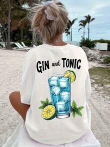 Light Gin And Tonic Pattern, Large Size, Popular Choice. - White - View 7