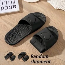 FZT Portable Travel Slippers For Men And Women, Foldable, Silent, Lightweight, Suitable For Couples, Bathroom Slippers For Women, Travel, Beach, Business Trip, Hotel Bathing Slippers For Men - màu đen - Xem 13