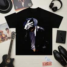 Camiseta V4, Camiseta gráfica vintage de los 90, Ropa urbana de hip hop unisex para mujer y hombre, Regalo unisex para él y ella - Negro - Ver 1