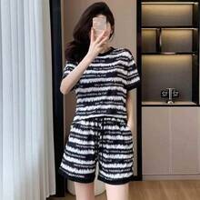 Women Two-Piece Outfits - Black Suit - View 9