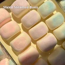 1個-刀切小蒸包-逼真蒸包-壓力緩解玩具-擠壓玩具-柔軟玩具-慢回彈玩具-指尖玩具-縫線玩具-旅行玩具-教室指尖玩具-迷你填充洗澡玩具-聖誕文具壓力球-聖誕禮物-萬聖節禮物-生日禮物-完美禮物-禮物-玩具-遊戲 - 彩色 - 查看 2