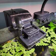 Difusor de flujo de agua para acuario, controlador de flujo de filtro para tanque de peces, accesorios para tanque de peces, proporciona un flujo de agua tranquilo para peces Betta y plantas flotantes, adecuado para filtros HOB y la mayoría de los filtros colgantes - Productos y consumibles de filtración - Ver 5
