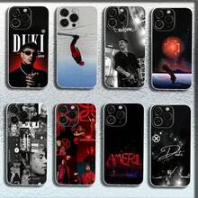 Funda para teléfono RapperAMERD-DUK para iPhone 16, 15, 14, 13, 12, 11 Plus, Pro, Max, XR, XS, X, Plus, SE, Mn, funda transparente suave 17Air - z8 - Ver 3