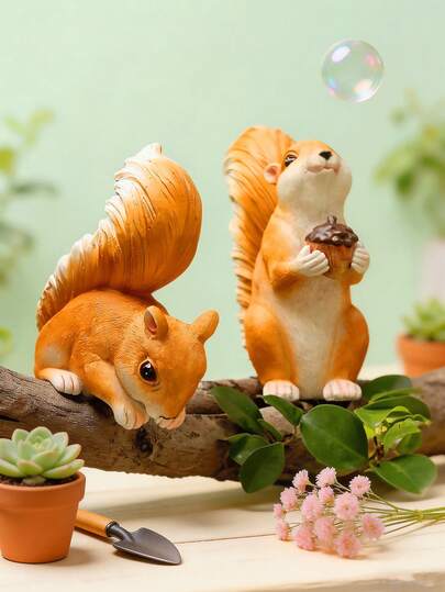 Đồ trang trí hình sóc leo trèo dễ thương, vật trang trí sân vườn ngoài trời thích hợp cho hiên nhà, bãi cỏ, sân, vật trang trí động vật rừng vui nhộn cho thân cây, hàng rào và tường, món đồ trang trí độc đáo lấy cảm hứng từ thiên nhiên cho sân sau, hiên nhà, món quà điêu khắc nghệ thuật lý tưởng cho những người yêu thích làm vườn và tân gia.