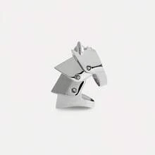 1PC Medieval Armor Ring, Vivian Multi-Layered Artistic Armor Joint Ring - 白金 - 查看 9