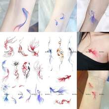 Temporary Tattoos - Y202 Koi - 5 Photos - View 4