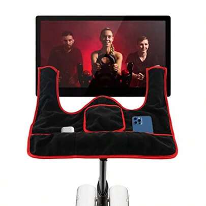 COOLWUFAN - Toalla de sudor para manubrio de bicicleta Peloton funda de toalla suave antiresbaladiza compatible con bicicleta Peloton alfombrilla de toalla de sudor para peloton accesorios para peloton