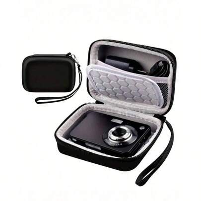 This EVA Digital Camera Bag Is Waterproof And Shock-Resistant. Its Compact Design Is Perfect For Outdoor Photographers And Travelers. It Can Also Be Used As A Power Bank, Office Digital Camera Bag, Cable And Camera Bag, Electronic Cable Organizer, Power Bank Storage Bag, And Wallet-Style Travel Camera Bag. Waterproof, Lightweight, High Capacity, And Portable - The Perfect Gift For Photography Enthusiasts.