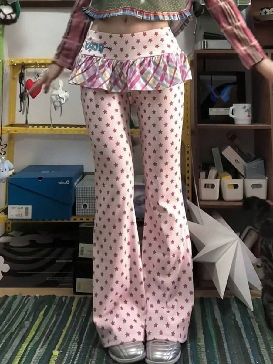 Women Pants - Pink - View 1