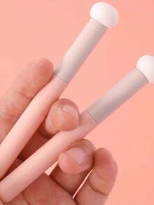 1/2/3 件套：蘑菇头海绵刷 - 触感柔软，不留刷痕。包含：散粉刷、遮瑕刷、唇刷、海绵粉扑、蘑菇头晕染海绵、遮瑕刷、腮红刷和修容刷。 - 彩色 - 查看 2