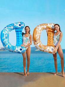1 chiếc ghế nằm bơm hơi hình chữ U dành cho người lớn, họa tiết lá phong và chim hồng hạc, thảm nổi giải trí dưới nước đơn giản, phao bơm hơi PVC hình lá phong, ghế nổi trên nước bơm hơi có 2 giá đỡ cốc, ghế nằm thư giãn trên nước, tiệc bể bơi, vui chơi bãi biển. - Nhiều màu - Xem 2