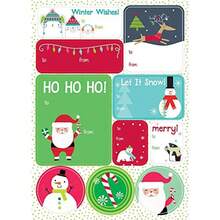 Etiquetas de regalo The Gift Wrap Company 4 x 6 pulgadas Peaceful Branch - Multicolor - Ver 4