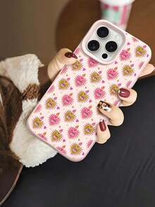 1 Pieza Funda De TeléFono A Prueba De Golpes De Silicona LíQuida Con DiseñO De Ojos De CorazóN, Adecuada Como Regalo Festivo Compatible Con IPhone Xs/Xs Max/Xr/11 12 13 14 15 16 Pro/Pro Max/14 15 16 Plus/17, Unisexfundas Para Celular - Color 1 - Ver 6