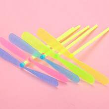 10pcs Random Color Classic Propeller Flying Toys - Smooth Manual Design For Outdoor Flight, Ideal For Relieving Anxiety And Calming The Mind, Great Choice For Outdoor Stress Release And Daily Relaxation - Multicolor - View 11