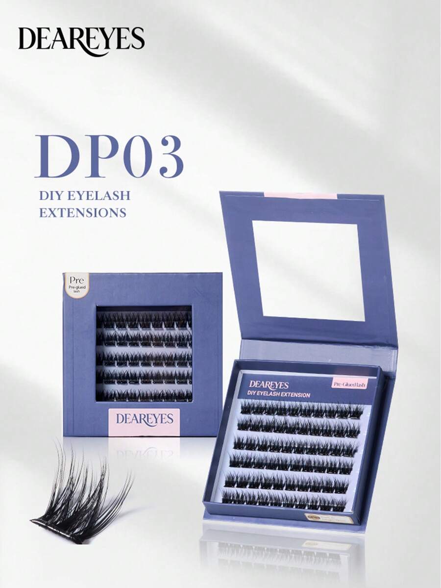 DearEyes DP-03 DIY Self-Adhesive False Eyelash Clusters - View 1