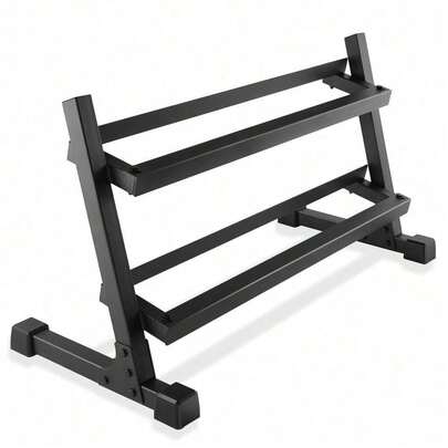This Heavy-Duty Dumbbell Rack Provides , Stable Storage For Dumbbells, Organizing Your Workout Space Efficiently. Built With Strong Material For Long-Term Use, It Saves Space And Keeps Your Home Or Gym Tidy.