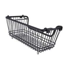 Freezer Basket Stackable Open Front Wire Storage Bin With Foldable Handle For Vegetable Fruit Snack,Organizer Frigo  Frigorifero - View 3