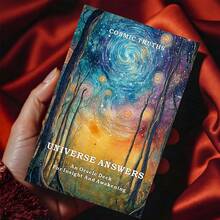 1盒宇宙秘境神谕卡，硬盒套装，50张高品质卡牌，大尺寸占卜卡，算命，精美礼品，桌游卡牌 - 宇宙神諭卡 - 查看 12