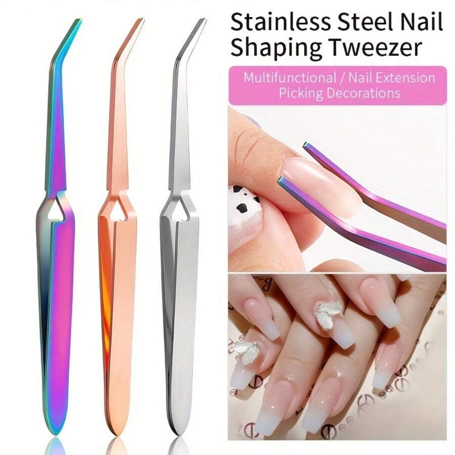 Nail Shaping Clip, Multifunctional Nail Clamp For Gel Nail Extension, Nail Shaping Tweezers Nail Art Tool - Nail Shaping Clips - View 1