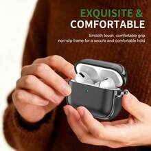 Case For AirPods Pro 3 , Compatible With Airpods Pro Case 2nd / 1st Generation (2023/2022/2019), Powerful Drop Protection - Black - View 6