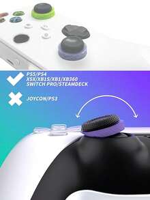 2/4/8pcs Precision Rings | Aim Assist Motion Control For 4 (P S4), P5, XBX, Switch Pro & Scuf Controller - View 5