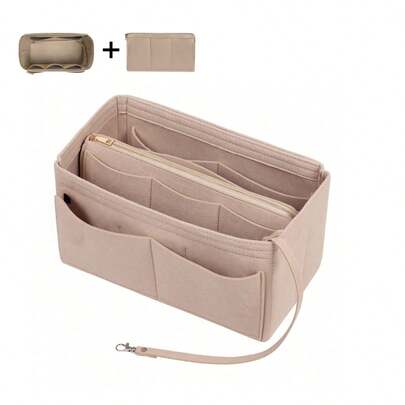 Túi lót nỉ, Túi đựng đồ trong túi xách, Khóa kéo kim loại, Túi đựng đồ trong túi xách, Nhanh chóng, Không ngừng nghỉ, Phụ kiện túi xách cần thiết cho kỳ nghỉ, Quà tặng giáo viên