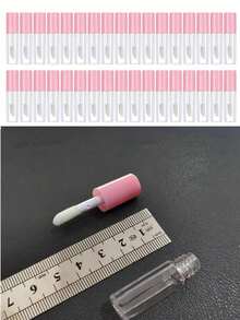 1.2ml DIY Pink Lip Gloss Tube Lip Glaze Tube Makeup Touch-Up Lip Gloss Dispensing Use 34pcs - Pink - View 4