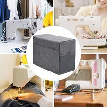 1pc Sewing Machine Cover, Dust-Proof And Waterproof, With Pocket To Store Sewing Supplies, Durable Dust Cover With Convenient Side Pocket And Sturdy Handle, Fits Most Standard Sewing Machines - Sewing Machine Dust Cover - View 10