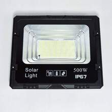 Reflector De Energia Solar Led 500w Alta Potencia Luz Blanca HYF-083 - *-*Negro - Ver 5