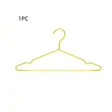 20 Peças Cabides de Metal com Entalhes nos Ombros em Ambos os Lados, Podem Segurar Alças de Espaguete, Resolvem Problemas de Deslizamento e Queda para Camisolas, Vestidos Sem Alças, Especificamente Adequados para Regatas, Vestidos Slip e Outras Roupas Leves Femininas, Também Adequados para Casacos, Resistentes e Não Deformáveis, Cabides de Metal Dourado para Adultos. - Dourado - Visão 17