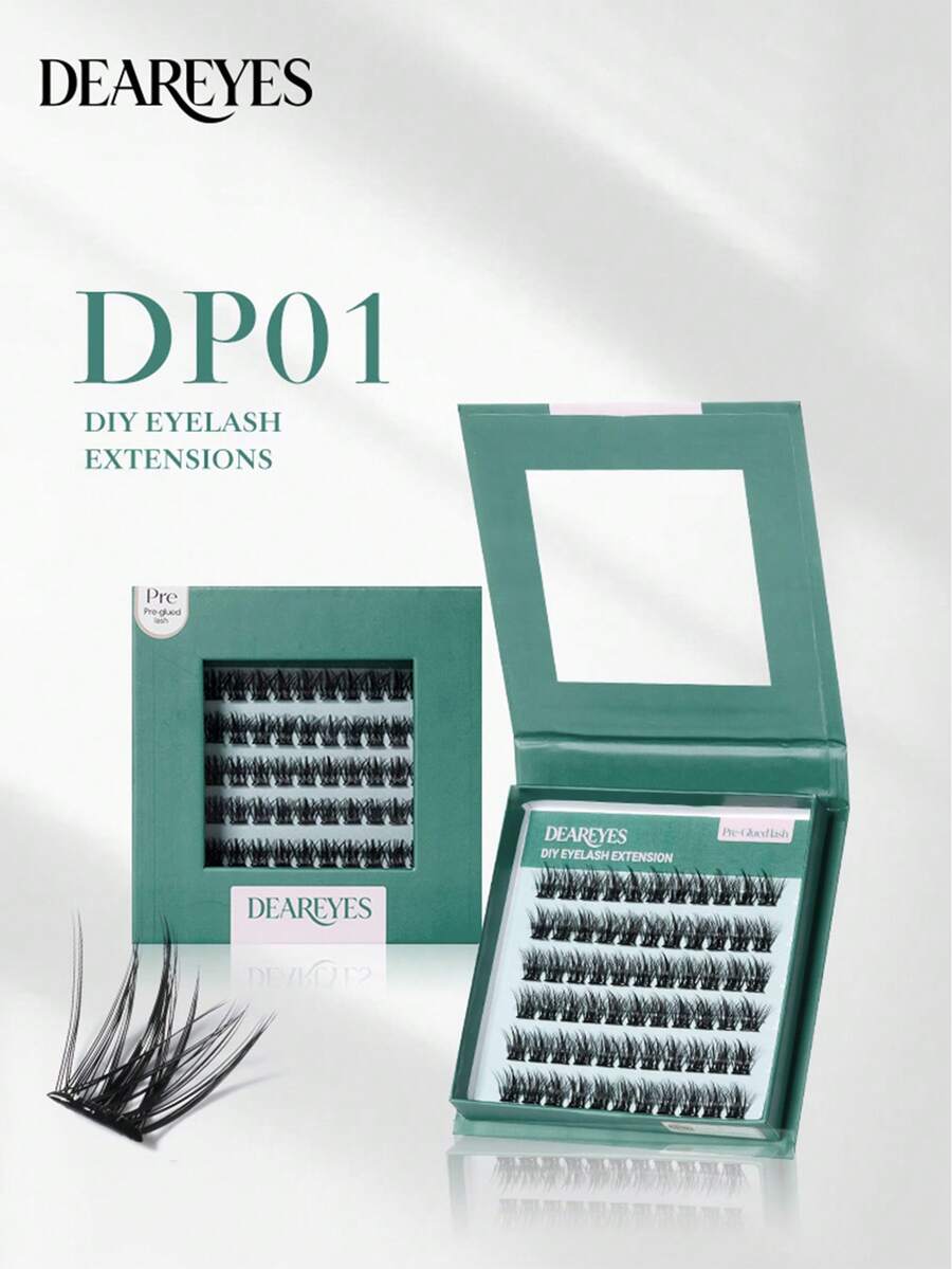 自然睫毛簇 DIY 薄雾睫毛嫁接 DP-01 - 查看 1