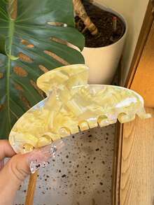 1个定制水钻发爪，个性化刻字发夹，时尚闪亮大理石纹理个性化名字发饰，独特伴娘礼物，母亲节礼物，女士发饰 - 彩色 - 查看 34