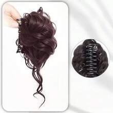 发髻造型夹，人造发髻甜甜圈造型器，中式发饰 - 深棕 - 查看 8