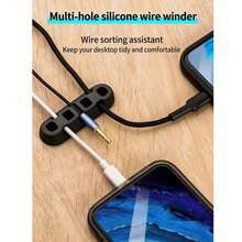 1/2pcs Self-Adhesive Cable Clips, Multifunctional Storage Box For Organizing Earphone, Mouse Cable, Charging Cord. Simple Multipurpose Design With Self-Adhesive Backing For Easy Cable Management. Can Tidy Up USB Cables And Serve As Cable Fixers To Avoid Messy Cables, Essential Home/Office Organization Item. - Multicolor - View 7